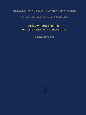 cover image of Decomposition of Multivariate Probabilities